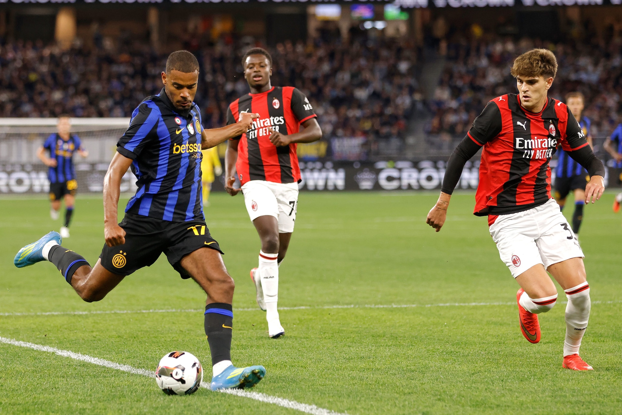 Milan-Inter 1-1, risultato della partita amichevole: lampo Dimarco, Nunku pareggia su rigore