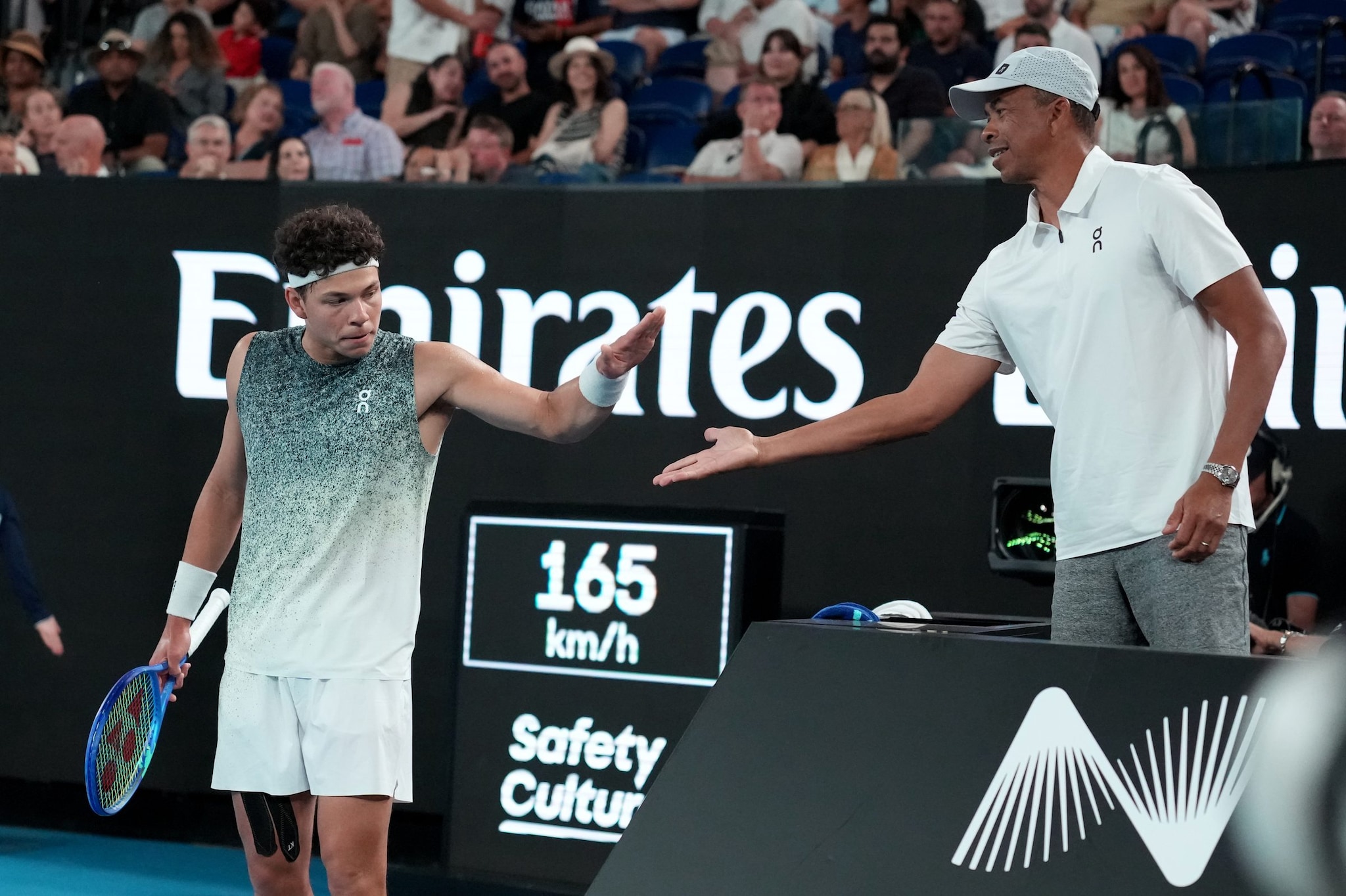 Ben Shelton è l'allenato dal papà Bryan, che è stato un tennista professionista.