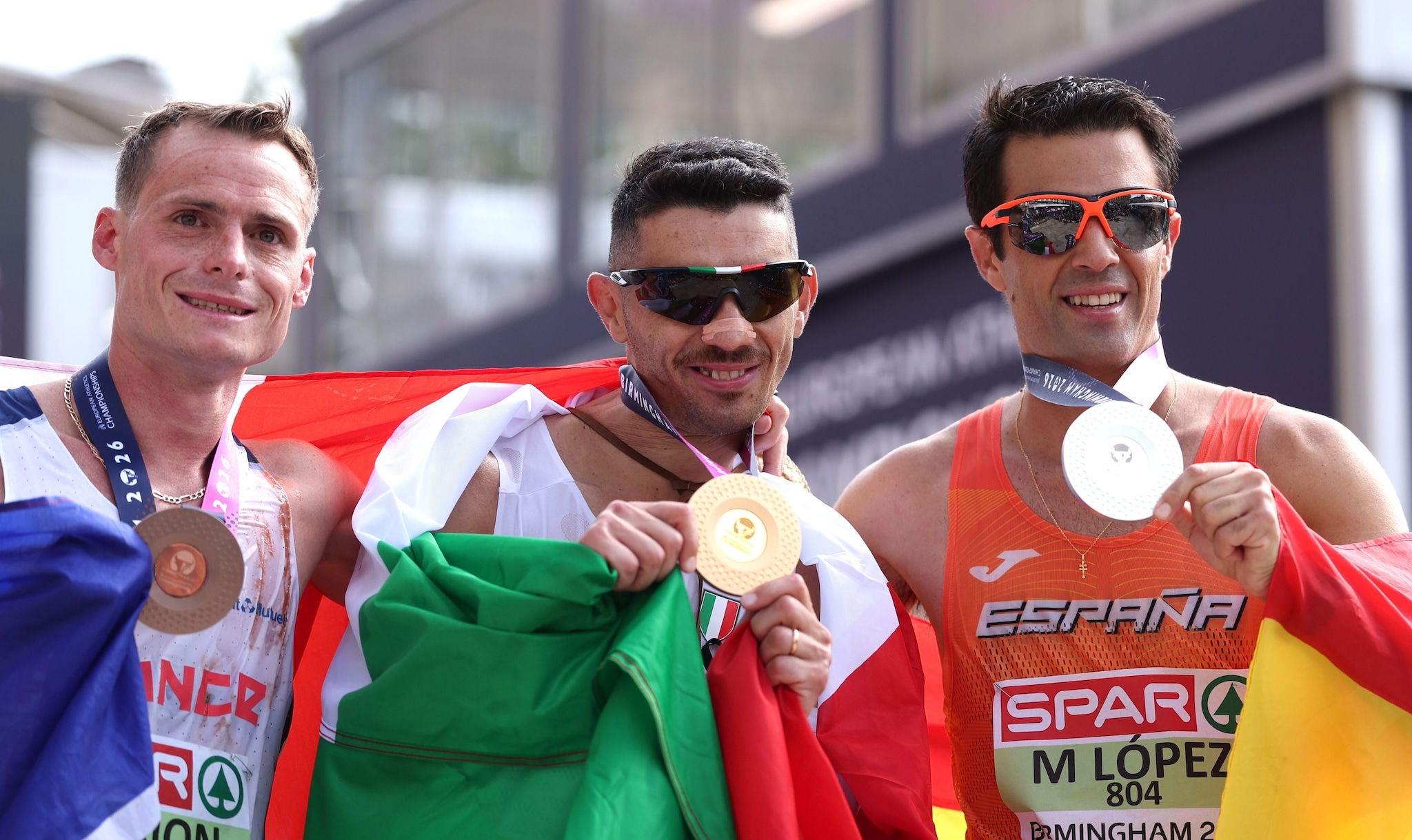 La marcia trascina l'Italia agli Europei: Stano e Fiorini d'oro, 5 medaglie in una mattinata