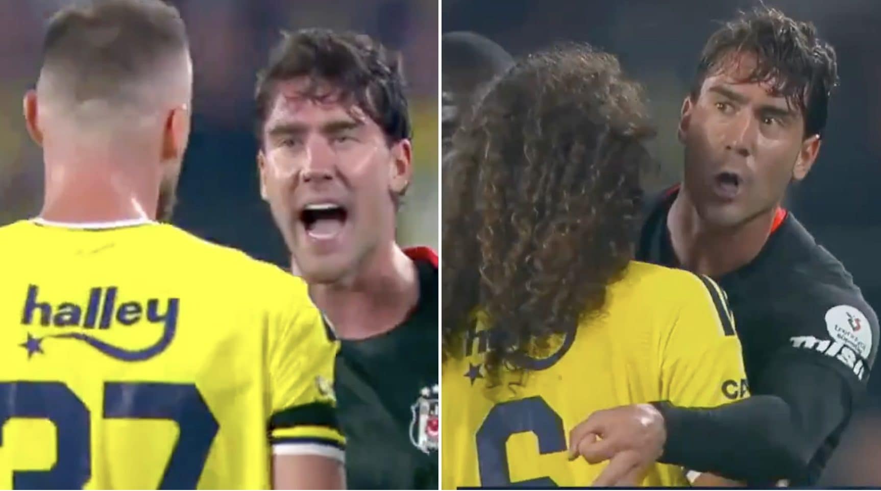 Dusan Vlahovic e la tremenda rissa con Skriniar: volano insulti in italiano, poi il gestaccio pesante