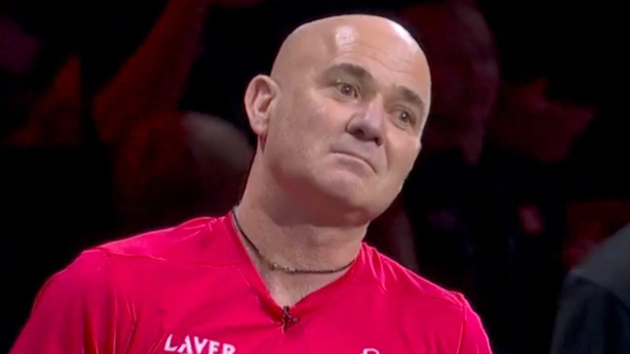 Andre Agassi protagonista assoluto della Laver Cup grazie alle sue reazioni: sono magnetiche