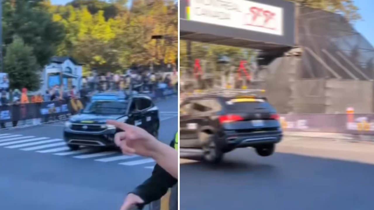 L'ammiraglia sfreccia a folle velocità, volando sul rettilineo: dirigente spagnolo espulso dai Mondiali