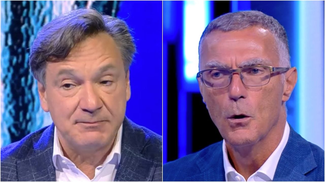 Imbarazzo in diretta tra Caressa e Bergomi sullo sponsor dell'Inter: "Fabio, ci hai fatto caso?"