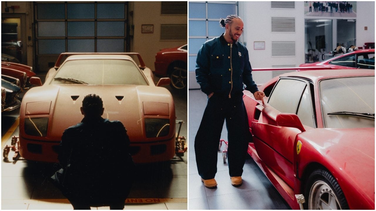Hamilton trova la Ferrari F40 dei suoi sogni abbandonata da 30 anni in un garage: doveva portarla a casa