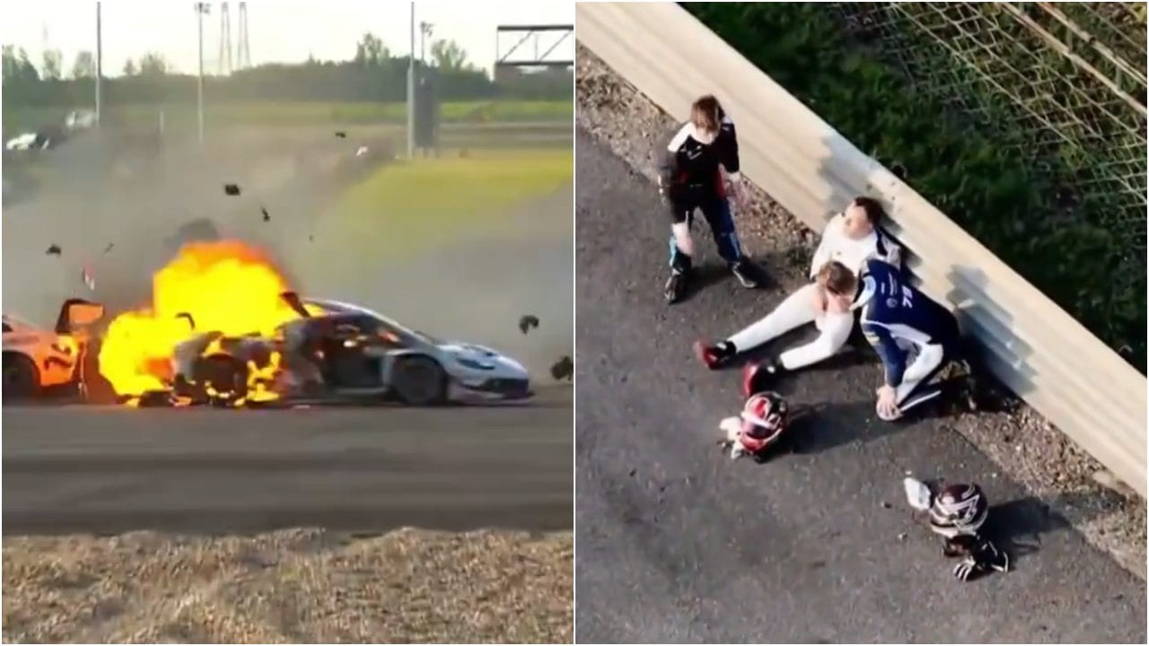 Loek Hartog estrae dalla Ferrari in fiamme Ollie Millroy, è un eroe: "Ti devo la vita, sarà per sempre"