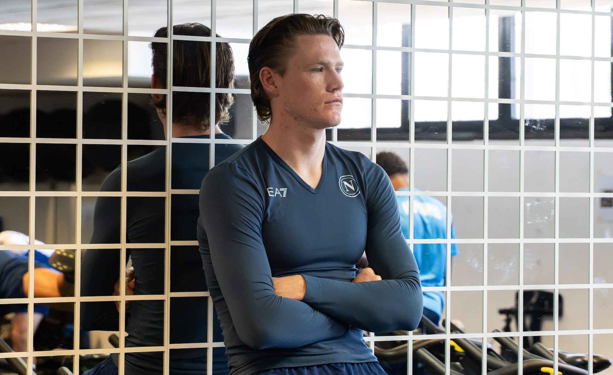 Scott McTominay si allena in palestra col Napoli, i nuovi tempi di recupero per il rientro