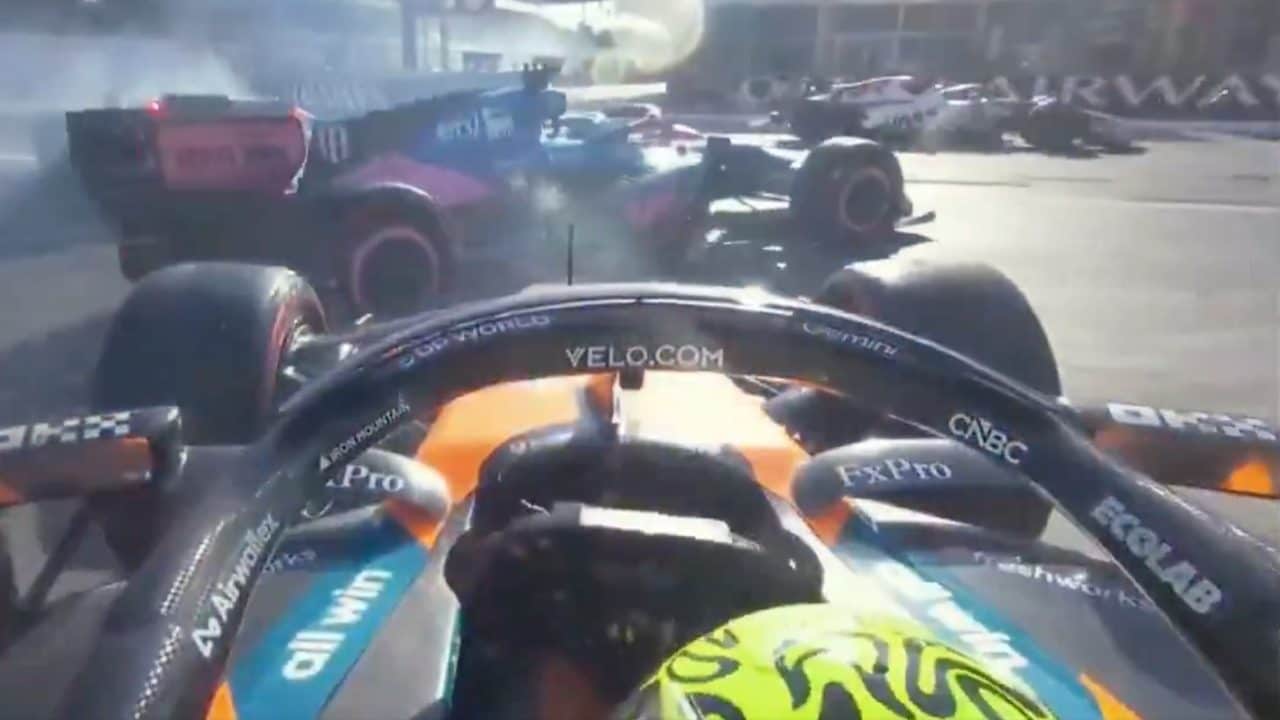 Norris distrugge Colapinto dopo l'incidente a Baku: "Non dovrebbe stare in F1, va fermato"