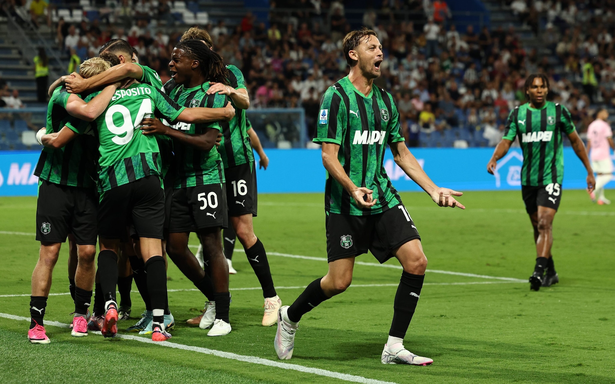 Festa Sassuolo, Adzic gela la Juventus al 94°: fa 3-2 trovando una prateria nella difesa bianconera