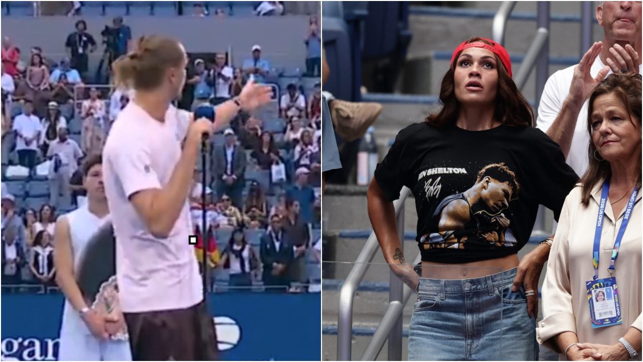 Zverev imbarazza davanti a tutti la fidanzata di Shelton, Trinity Rodman: "Di solito sì, non oggi"