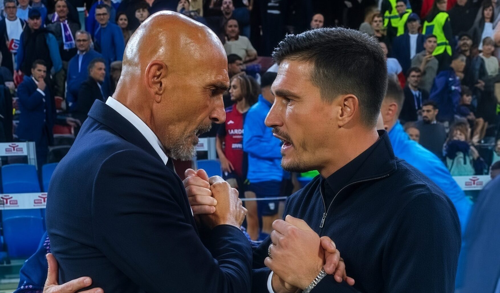 Spalletti è quello che dice a Pisacane "ti do uno schiaffo" e poi racconta che "non è successo niente"