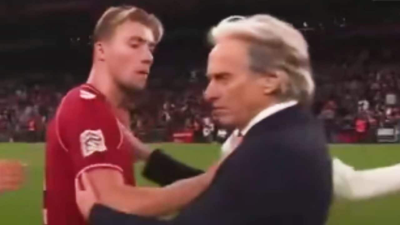 Hojlund spinge via Jorge Jesus: lui sta con Cristiano Ronaldo, lo ha fatto vedere in Danimarca-Portogallo