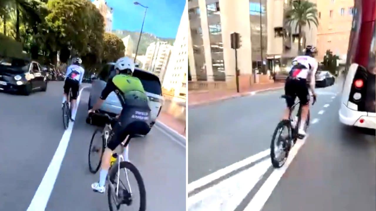 Pogacar slalomeggia in bici nel traffico di Monaco: c'è chi è stato licenziato per molto meno