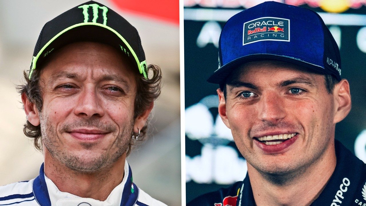 Valentino Rossi sfida Verstappen in una gara GT3, Max schietto: "Spero di non vederlo in pista"