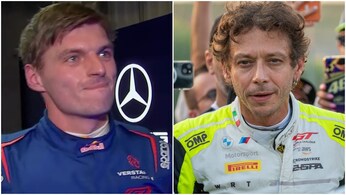 Max Verstappen e Valentino Rossi durante il weekend del GT World Challenge 2026 a Portimao