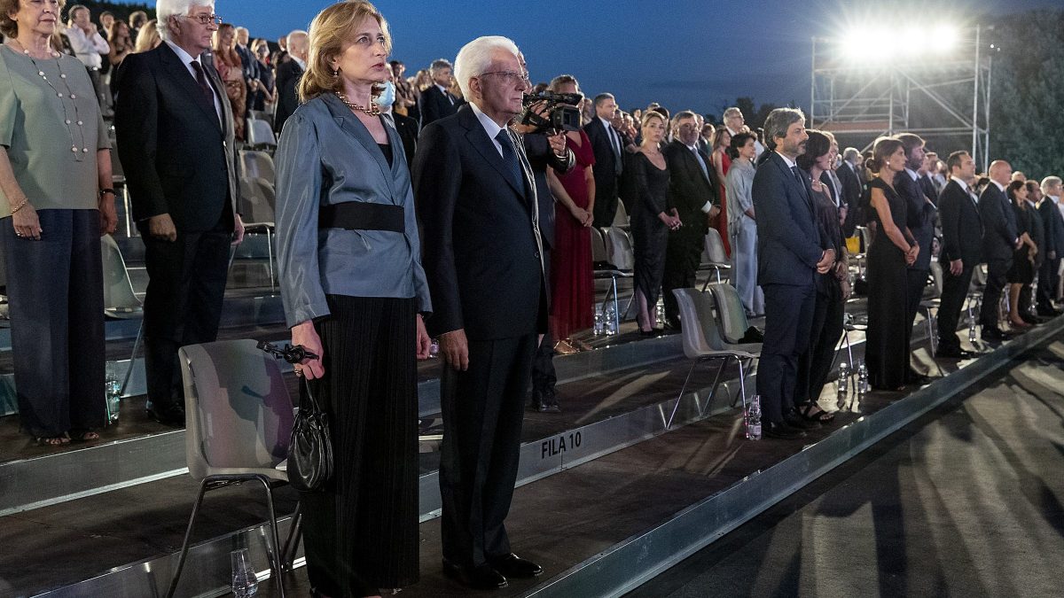 Il presidente Mattarella al Circo Massimo
