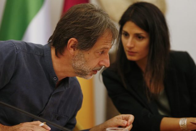 Luca Bergamo e Virginia Raggi