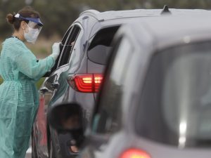 Il drive–in di Fiumicino (La Presse)