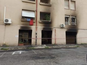 Incendio a Serpentara – Foto Reporter Montesacro