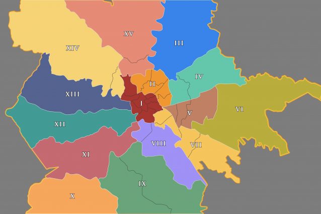 La mappa dei nuovi distretti di polizia