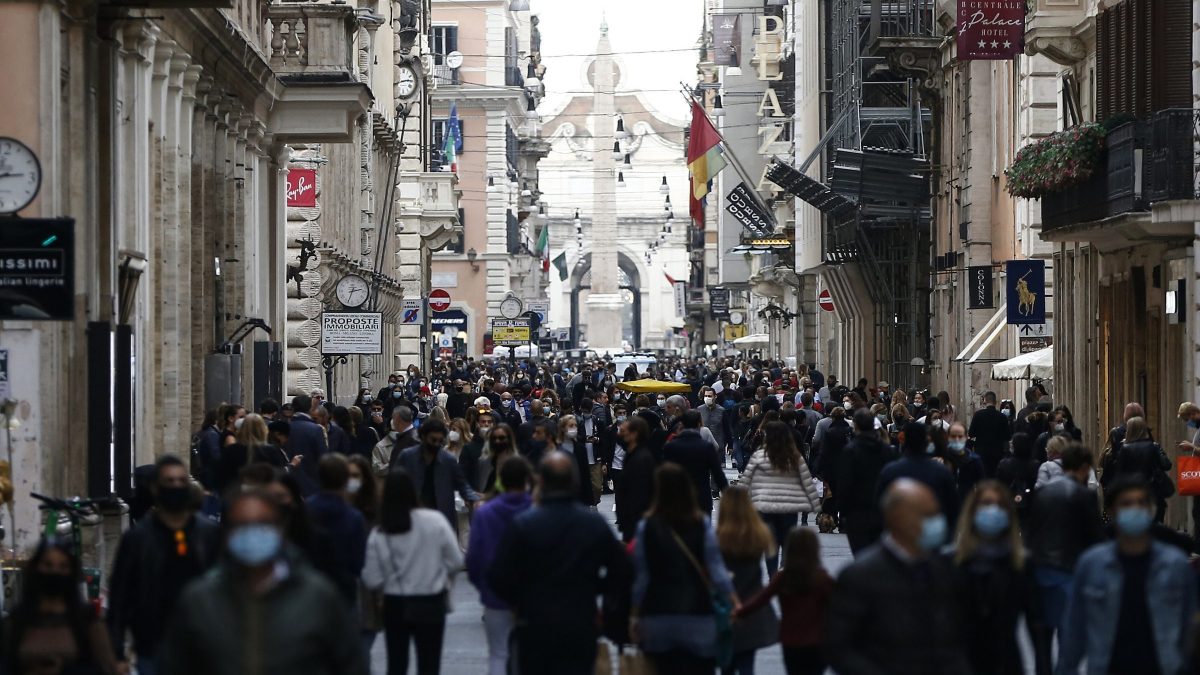 Via del Corso - foto del 25 ottobre