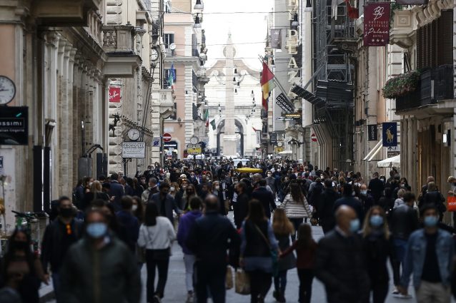 Via del Corso – foto del 25 ottobre