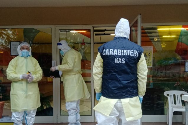 L’operazione dei Nas presso la struttura