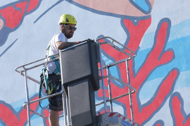 L’artista Lucamaleonte