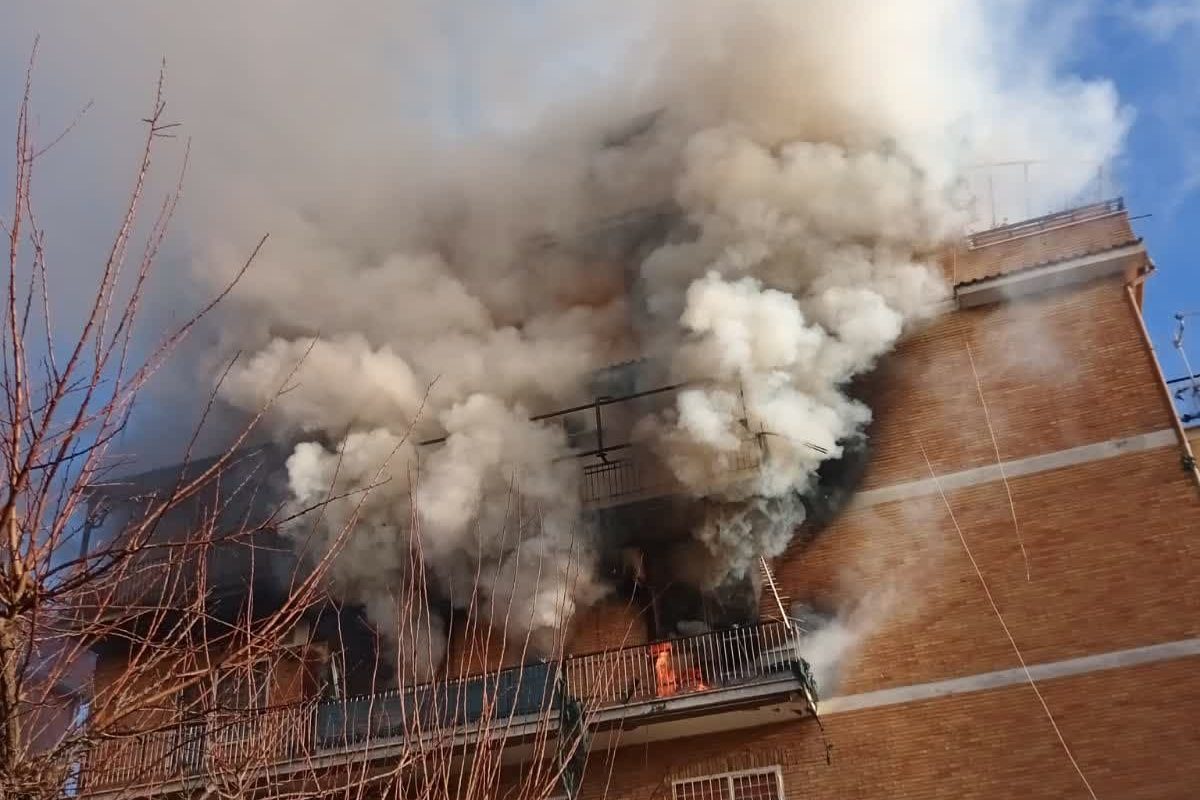 L’incendio a Ciampino