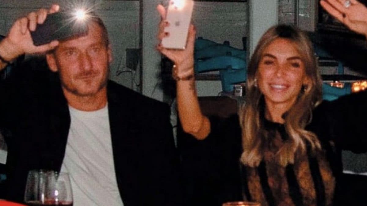 Francesco Totti con la nuova fidanzata, Noemi Bocchi