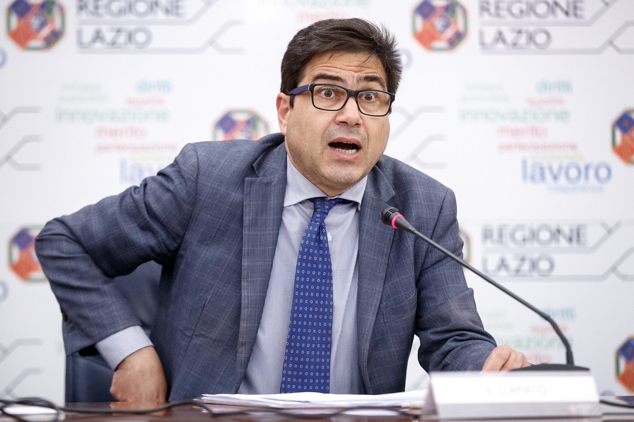 Il consigliere regionale Alessio D’Amato