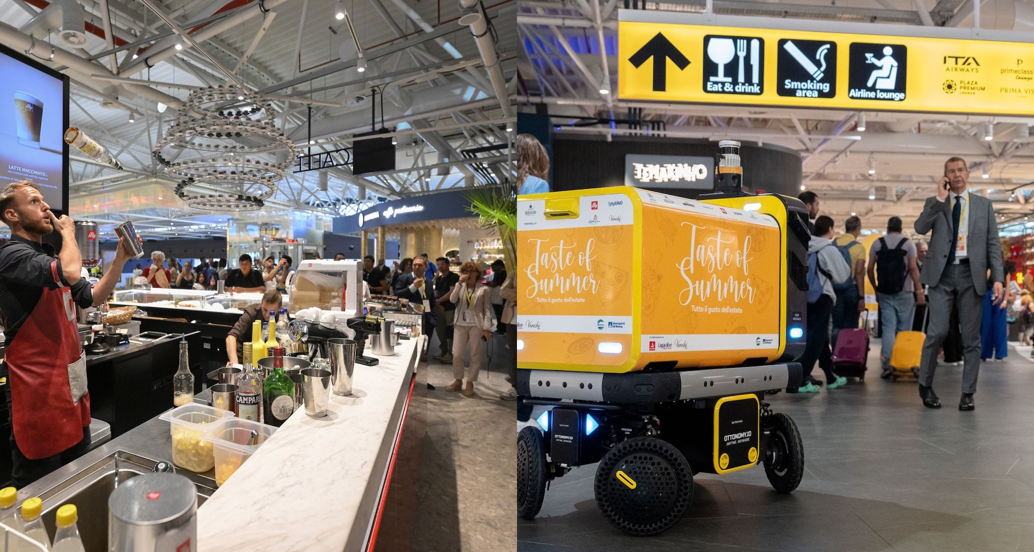 All’Aeroporto di Fiumicino una nuova area Food da 2mila metri quadri – Fanpage Roma
