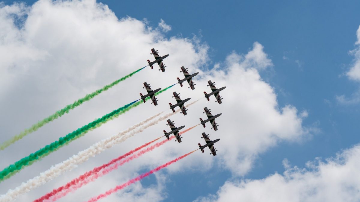 Frecce tricolori (Immagine di repertorio)