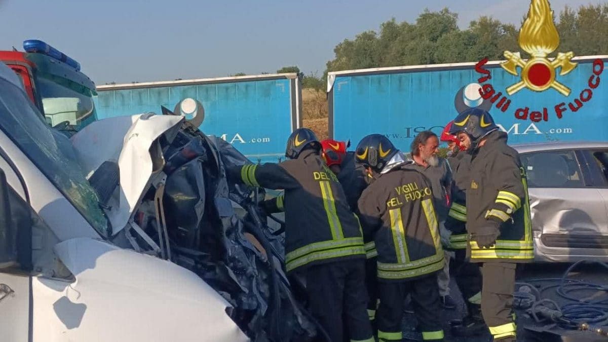 Una foto dell’incidente