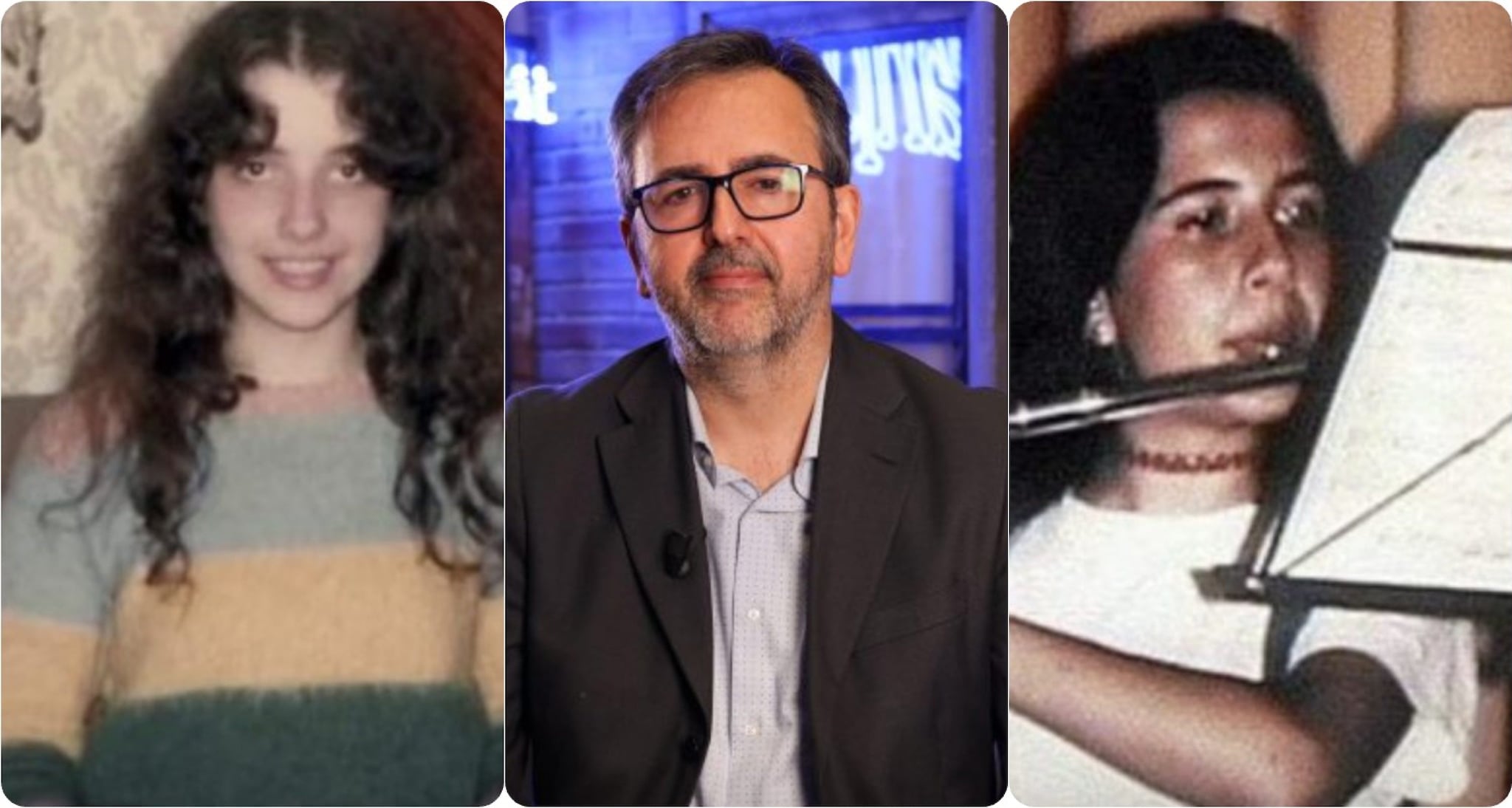 Da sinistra verso destra Mirella Gregori, il senatore e presidente della commissione bicamerale sui casi di scomparsa Andrea De Priamo ed Emanuela Orlandi.