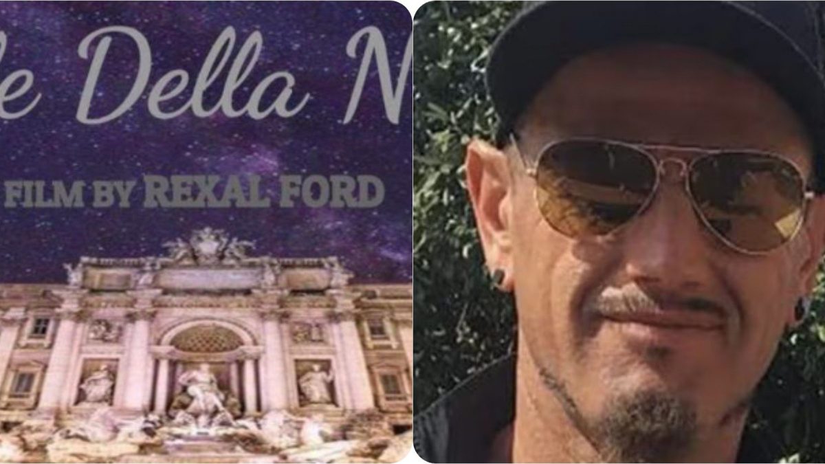 La locandina del film e, a destra, Rexal Ford aka Francis Kaufman.