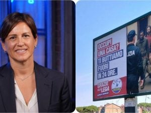 Manifesti razzisti affissi a Roma dalla Lega, l&#8217;assessora Lucarelli: &#8220;Non è ideologia, sono le regole&#8221;