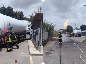 Perdita di gas davanti al centro commerciale: vigili del fuoco al lavoro da quasi 24 ore