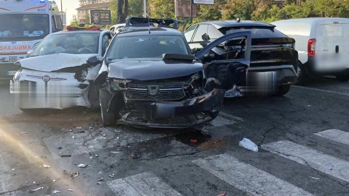 L’incidente in via Casilina.