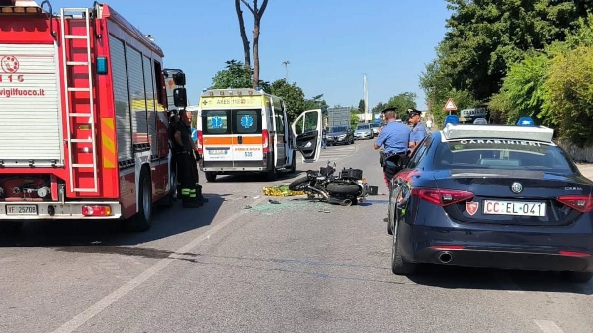 L’incidente sulla Casilina a Cassino.