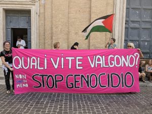 Non Una di Meno in piazza per la Palestina: &#8220;Il genocidio a Gaza ci riguarda tutte&#8221;