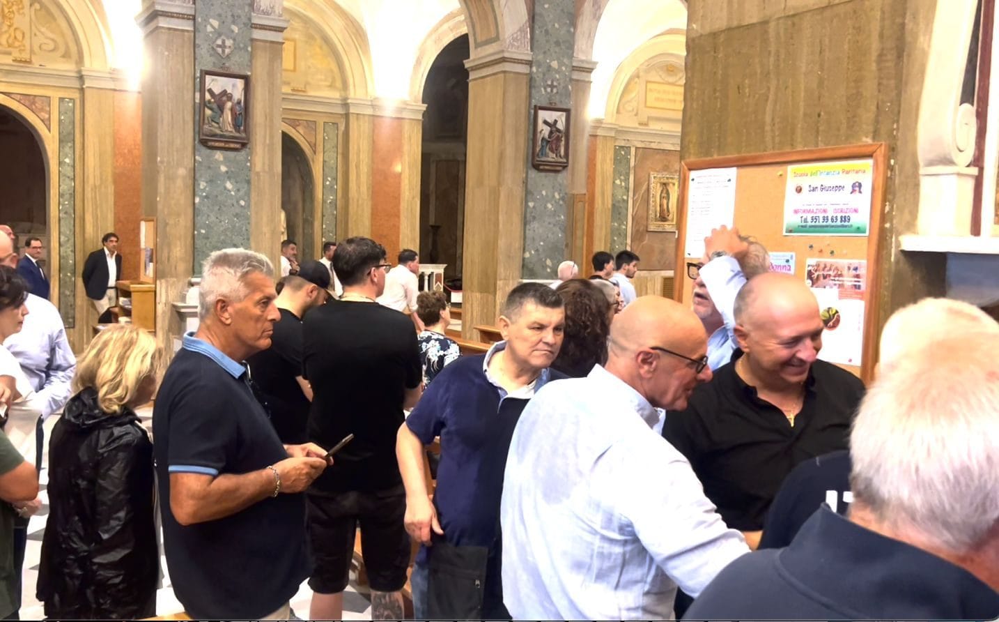 Rampelli in chiesa