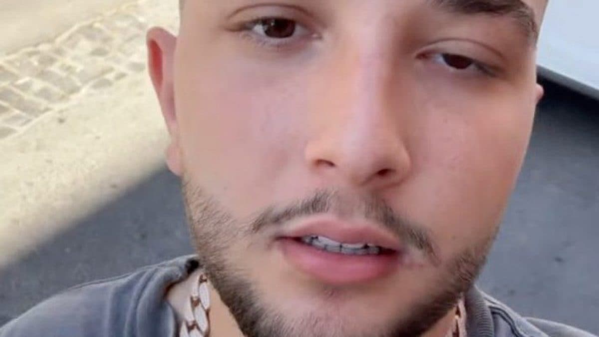 Il rapper, da una storia su Instagram.