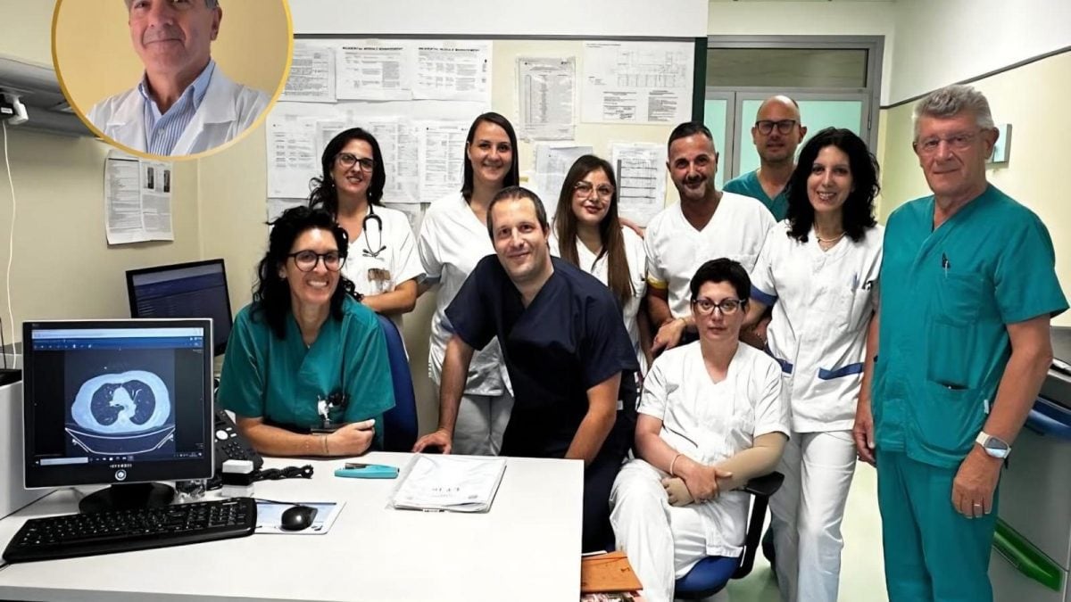Il team che si è occupato dell’operazione.
