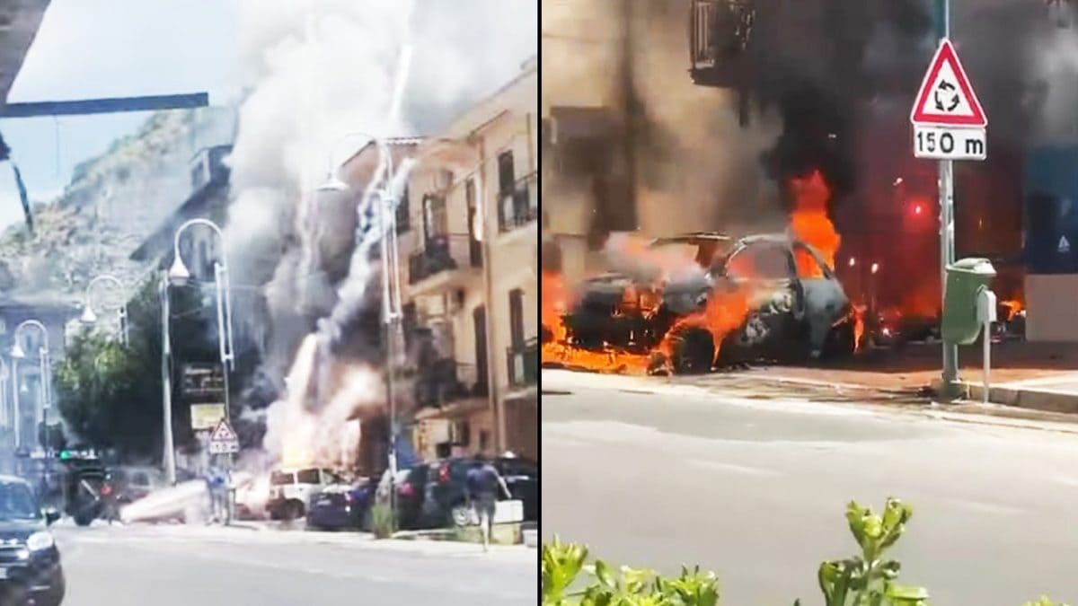 L’incendio a Sezze