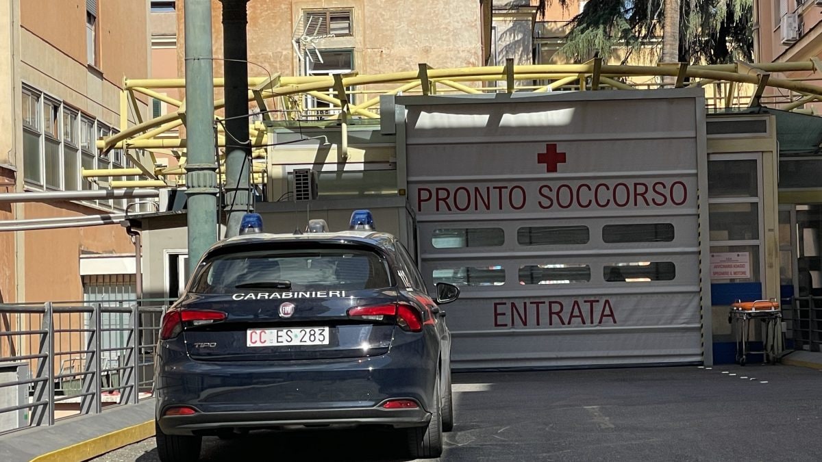 I carabinieri intervenuti al Policlinico Umberto I