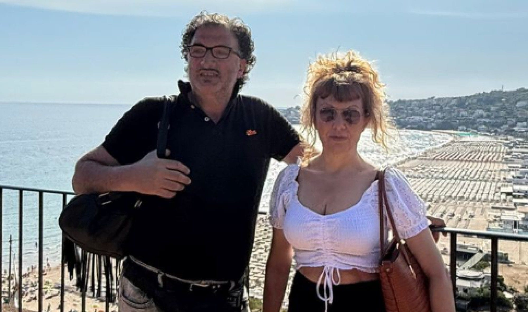 A Gaeta lo scorso giugno per il loro anniversario di matrimonio.