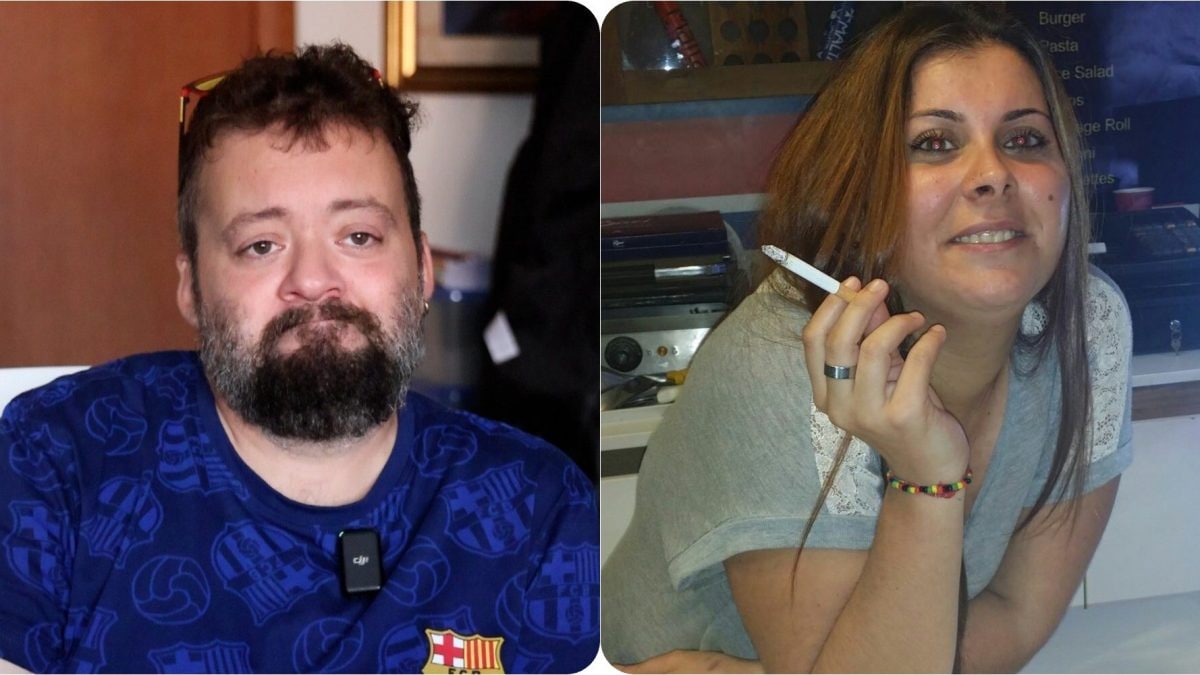 L’amico Cristian e Simona Bartoletto.