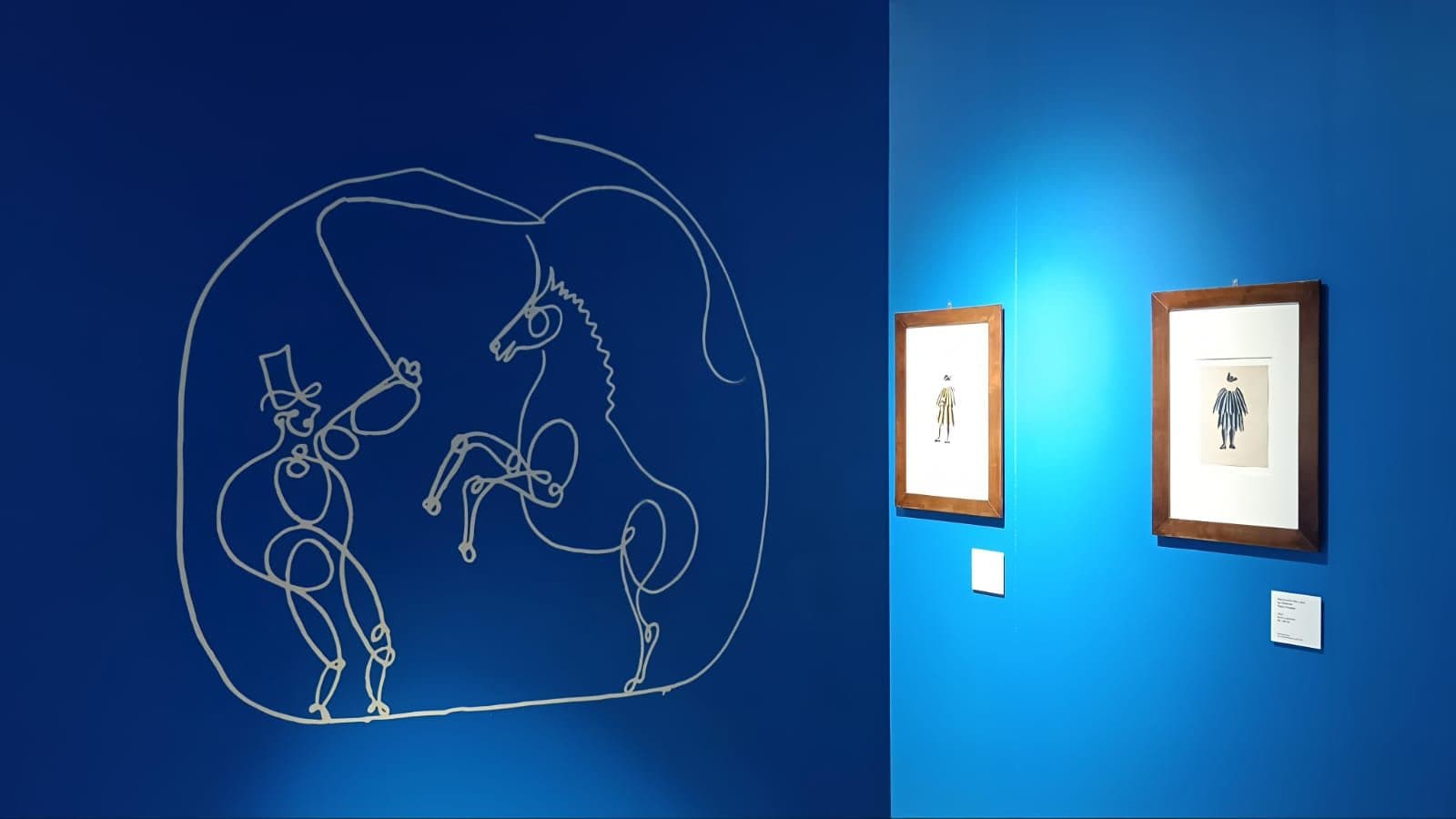 Una delle opere in mostra.