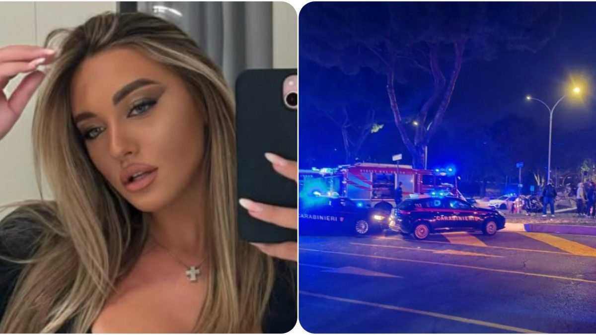 A sinistra Beatrice Bellucci, a destra un’immagine dell’incidente in cui ha perso la vita.