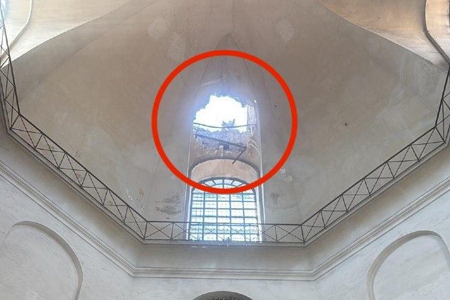 Il crollo nel carcere di Regina Coeli